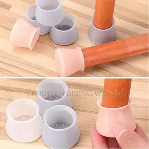 4-piece Set Silicone Furniture Leg Covers/Protectors