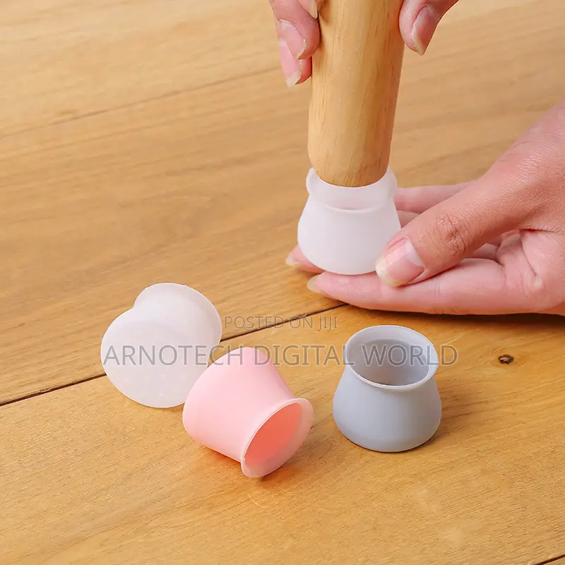 4-piece Set Silicone Furniture Leg Covers/Protectors
