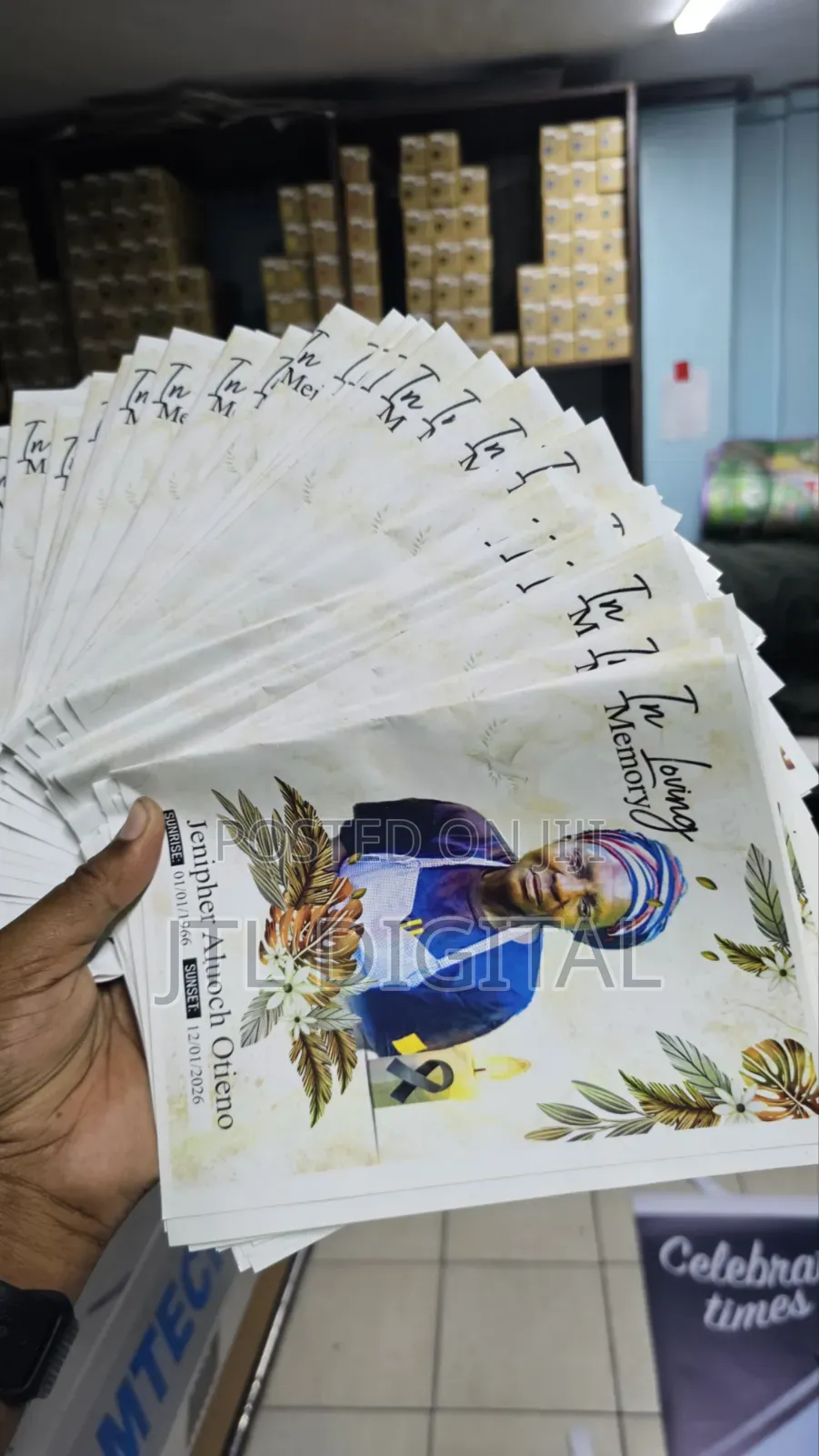 Full Colour Eulogies Customization Printing