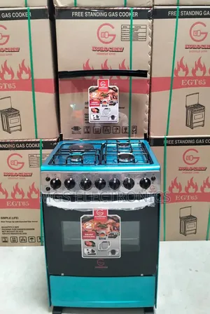 60*65 Eurochef Free Standing 3 Gas Burner +1 Electric Cooker
