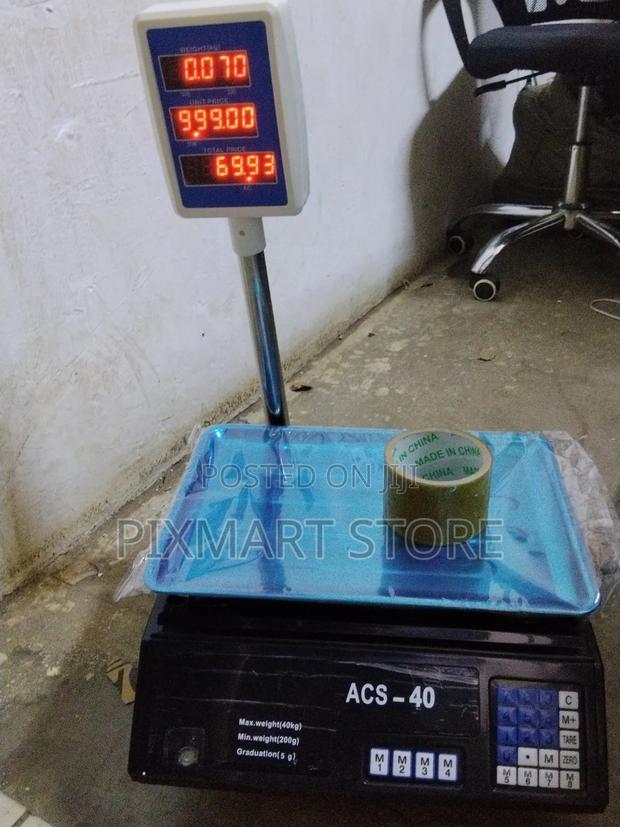 Acs 40kg Electronic Weighing Scale With Arm Display