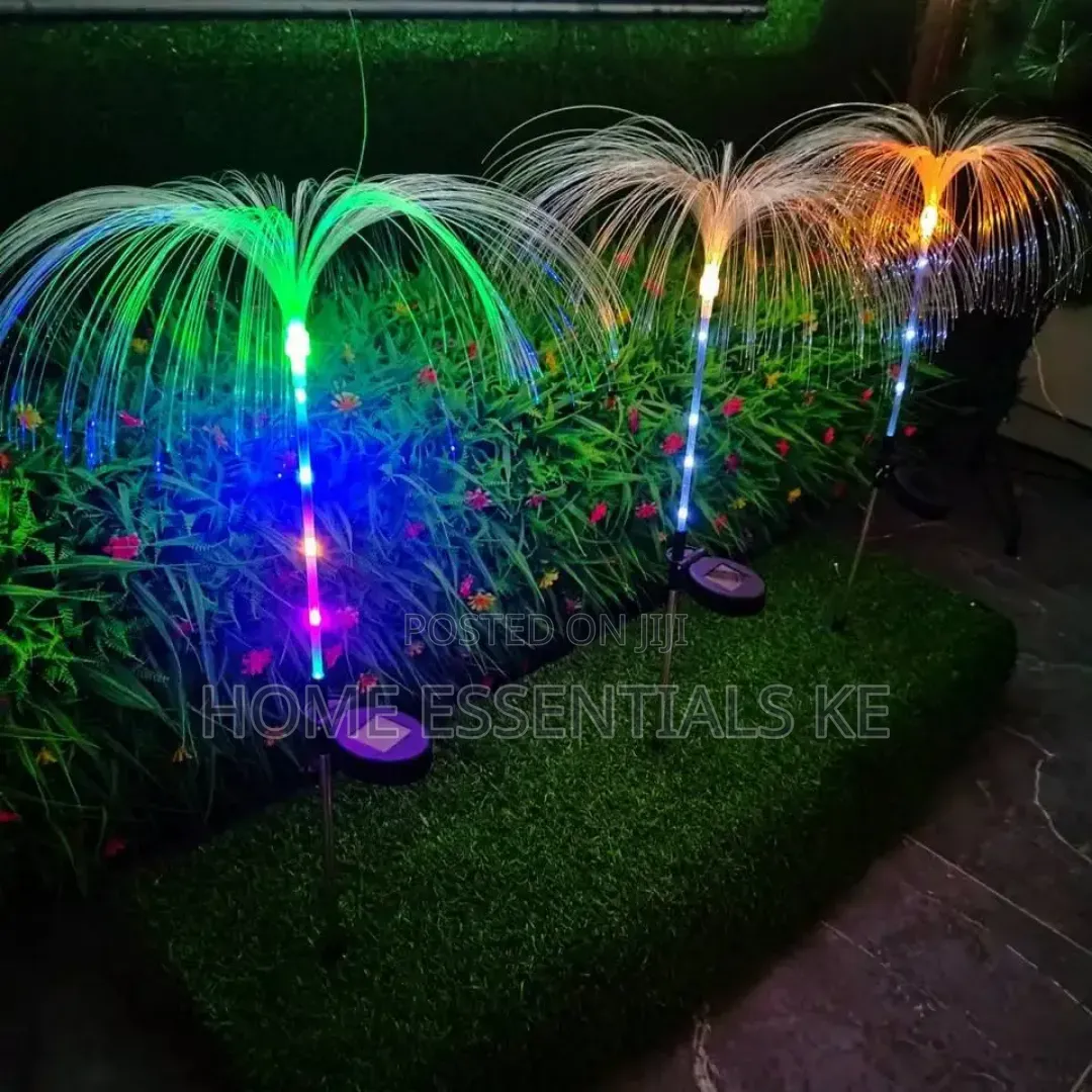 2pcs New Outdoor Waterproof Jellyfish Solar Garden Light