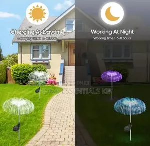 2pcs New Outdoor Waterproof Jellyfish Solar Garden Light