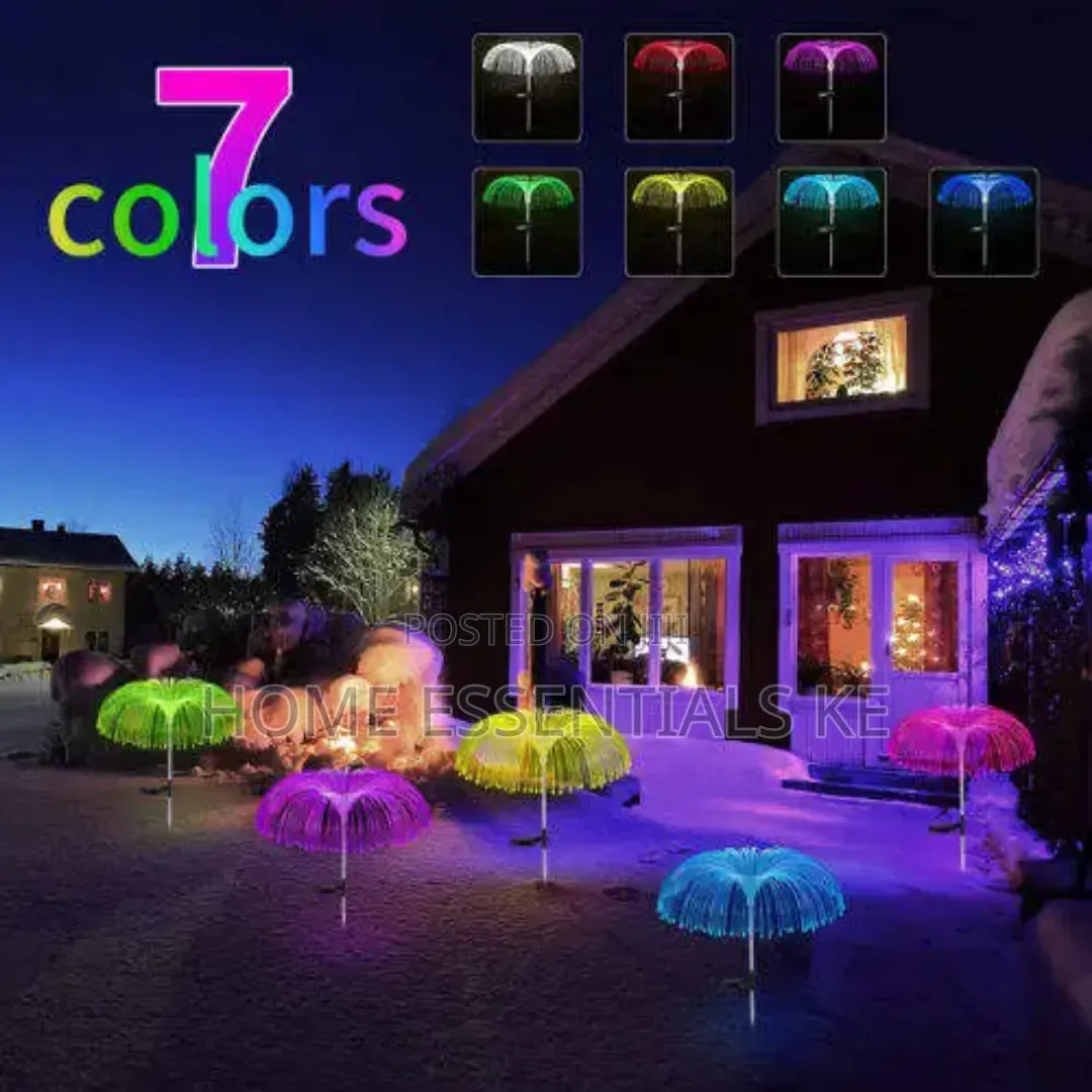2pcs New Outdoor Waterproof Jellyfish Solar Garden Light