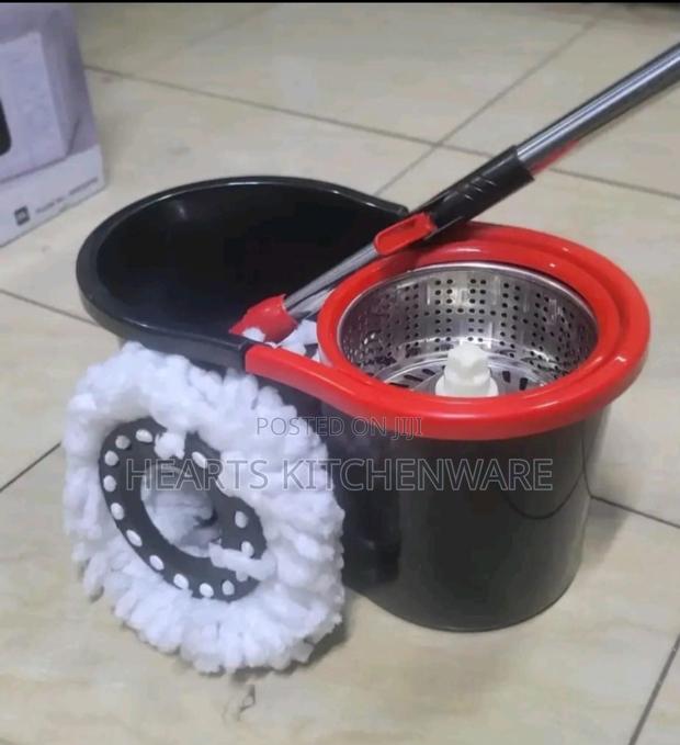 Spin Mop and Bucket