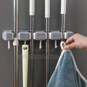*Non Slip Wall Mounted Mop Holder