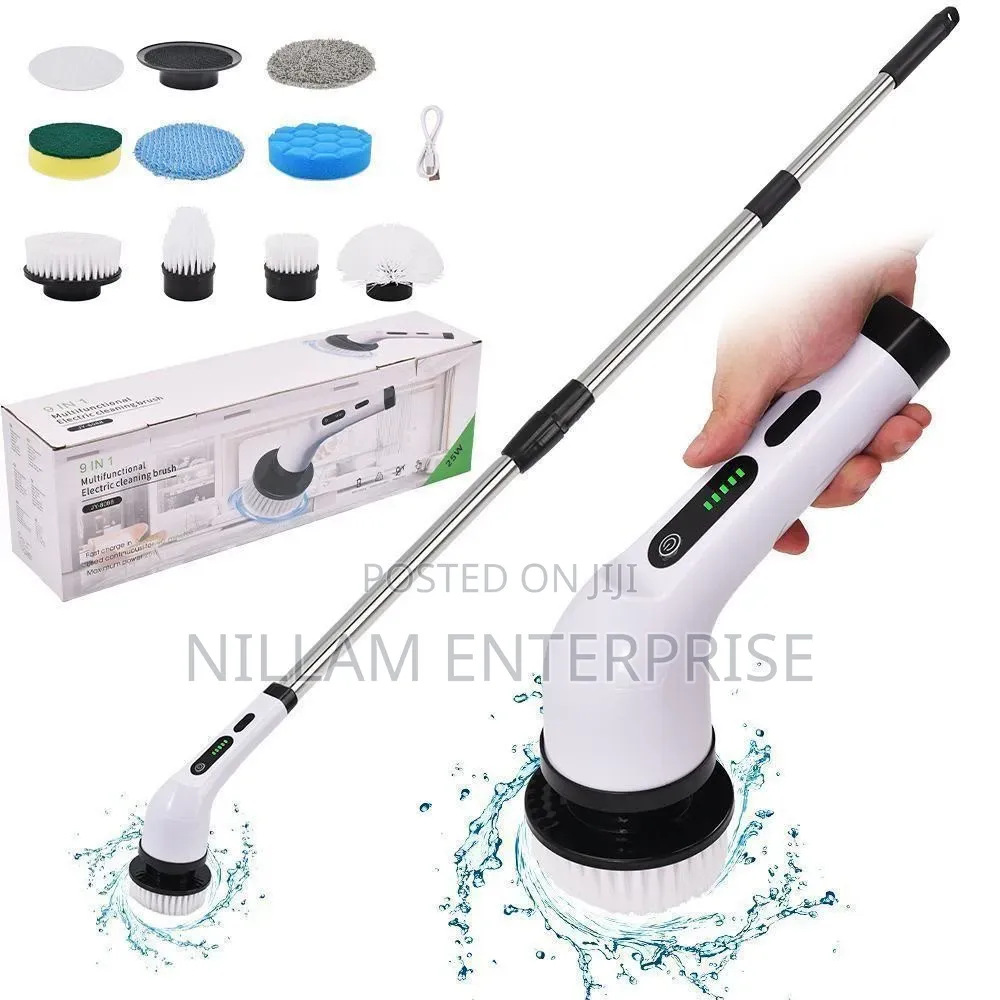 9-in-1 Cordless Electric Cleaning Brush