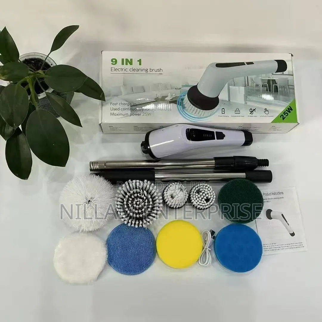 9-in-1 Cordless Electric Cleaning Brush