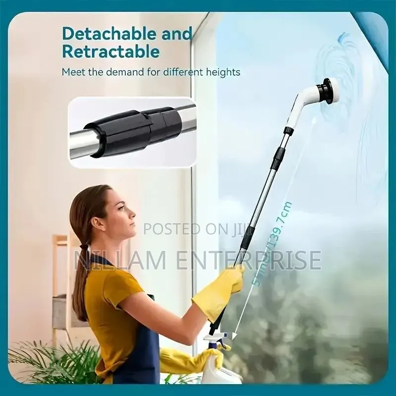 9-in-1 Cordless Electric Cleaning Brush