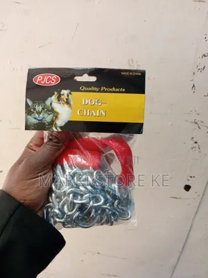 Dog Chain 4.0mm With a Red Ribbon /Dog Leash