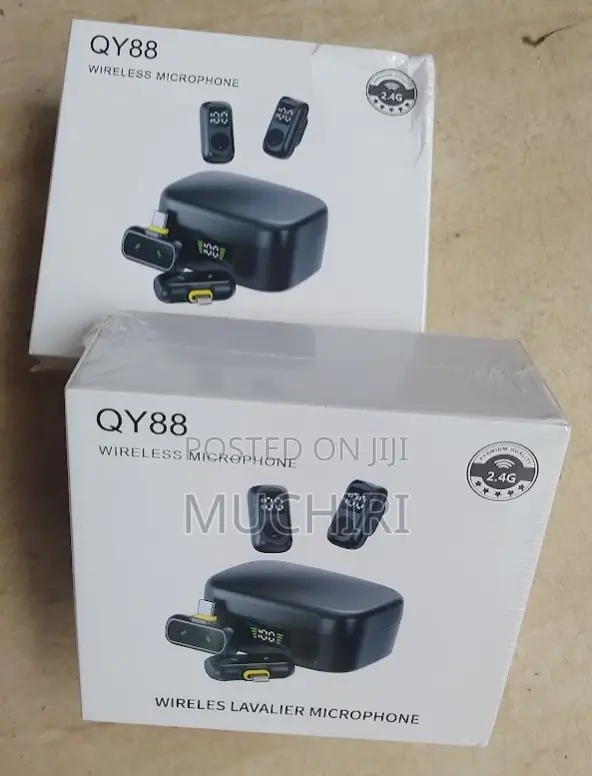 Qy88 Rechargeable Wireless Mic With Smart Anc