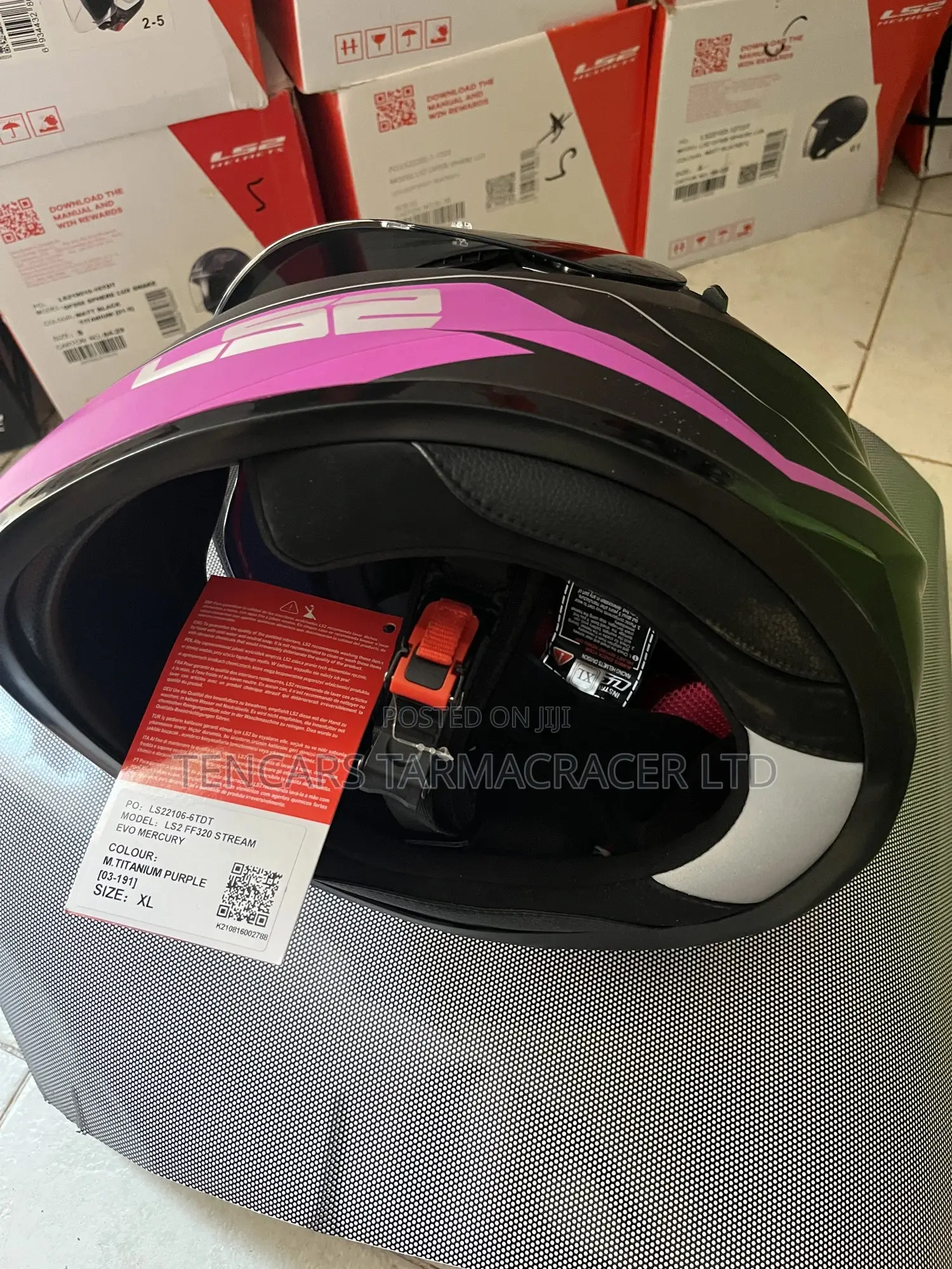 Motorcycle Helmet Ls2 Stream Size: Xl Top Deal