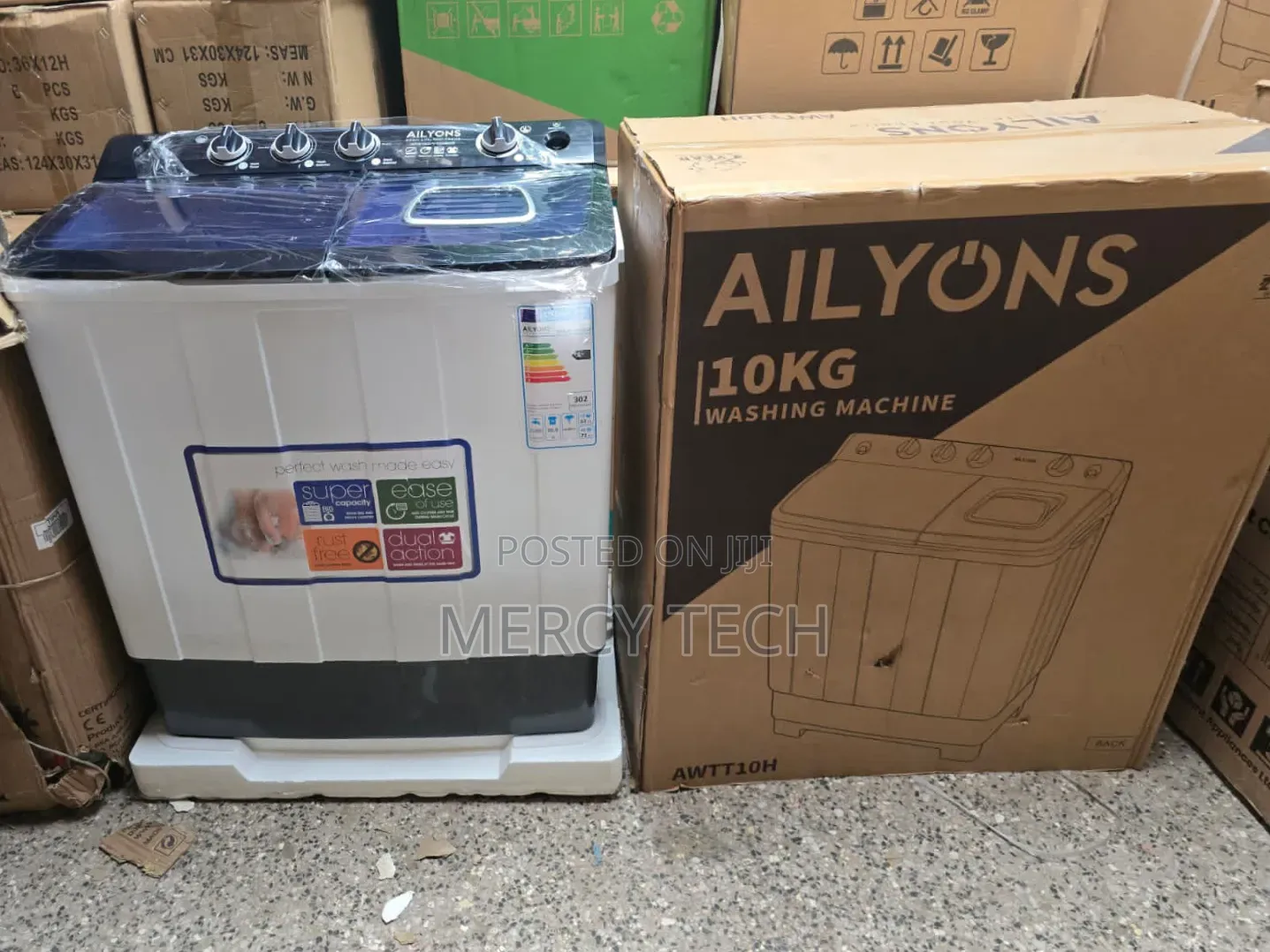 Ailyons 8kg Twin Tub Washing Machine