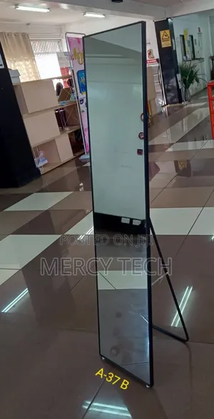 Executive Black Dressing Mirror (A-37b)