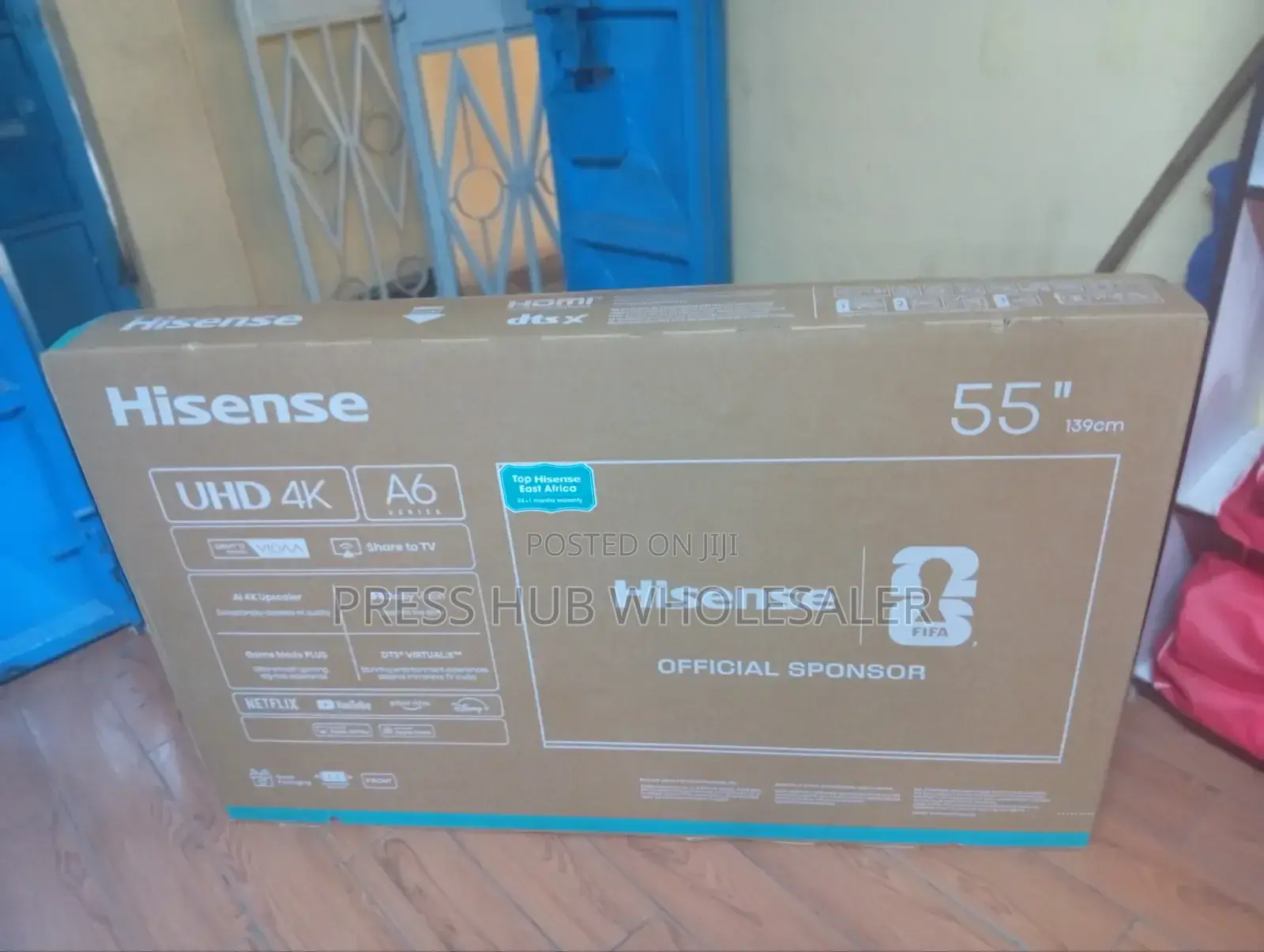 Hisense 55" A6 Series Uhd Smart Tv (Brand New)