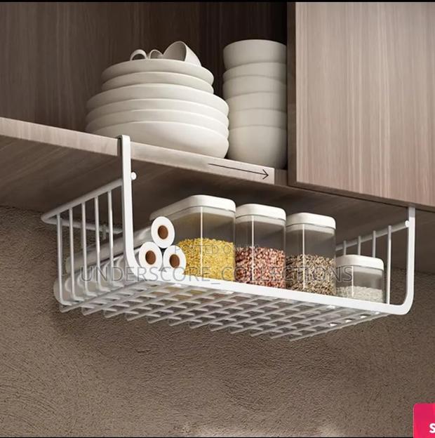 1pc White/Black Hanging Net Basket