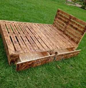 5×6 Pallet Bed Frame-strong, Comfortable And Back-friendly.