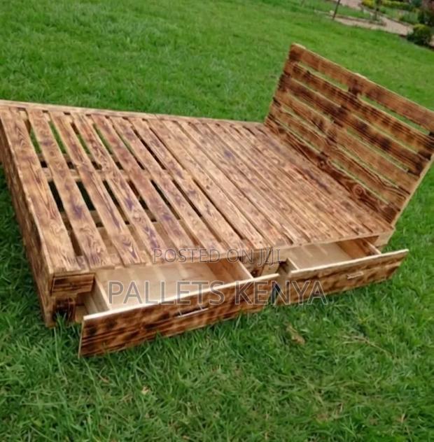 5×6 Pallet Bed Frame-strong, Comfortable And Back-friendly.