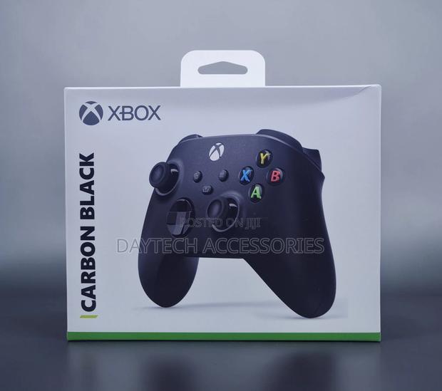 This Is a Microsoft Xbox Wireless Controller in the Carbon Black Color