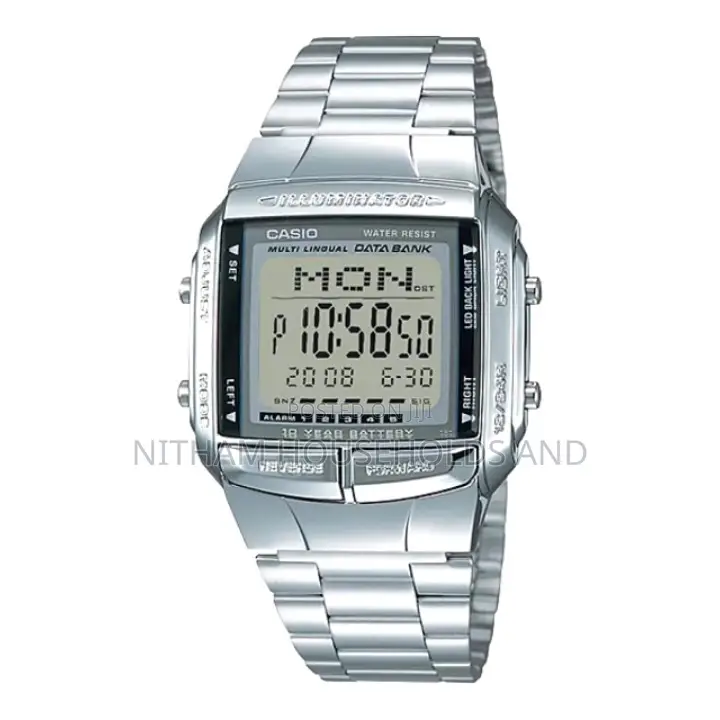 Casio Db 360 1a Digital Quartz Stainless Steel Watch