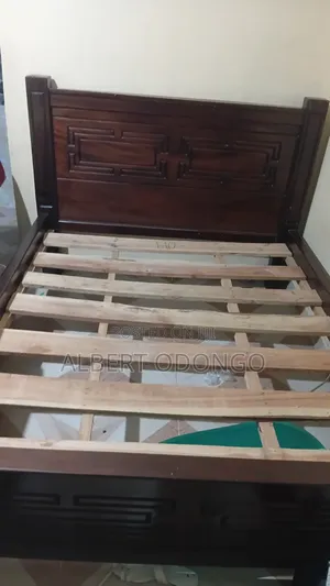 5 by 6 Mahogany Bed for Sale(Used)