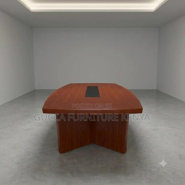 12 Person Mahogany Conference Table. - thumbnail 2