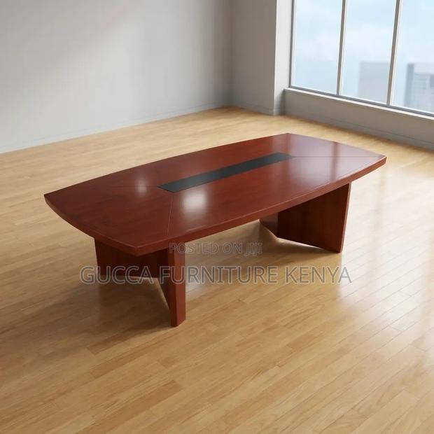 12 Person Mahogany Conference Table. - thumbnail 3