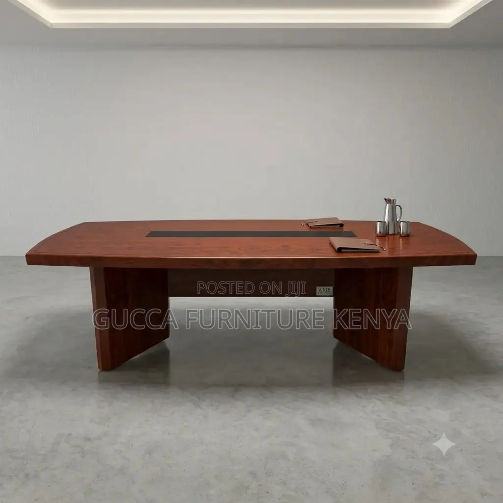 12 Person Mahogany Conference Table.