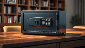 Office 9 KGS Black Storage Fireproof Safe.