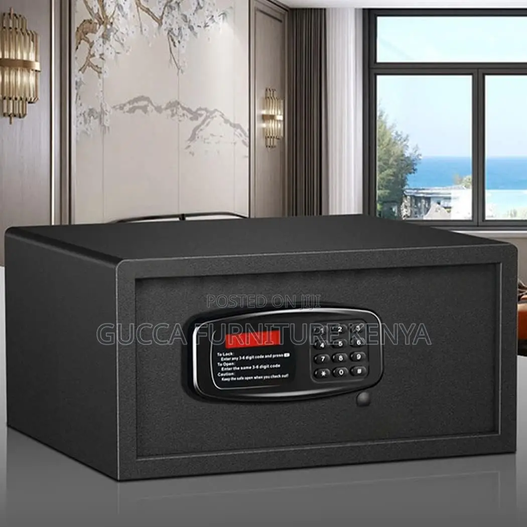Office 9 KGS Black Storage Fireproof Safe.