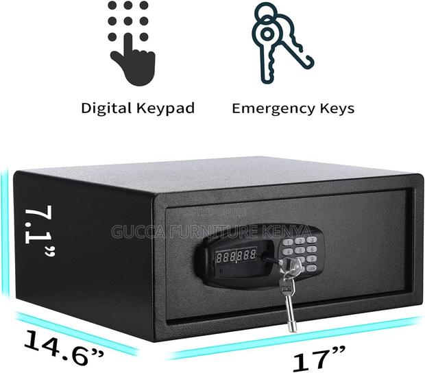 Office 9 KGS Black Storage Fireproof Safe. - thumbnail 8