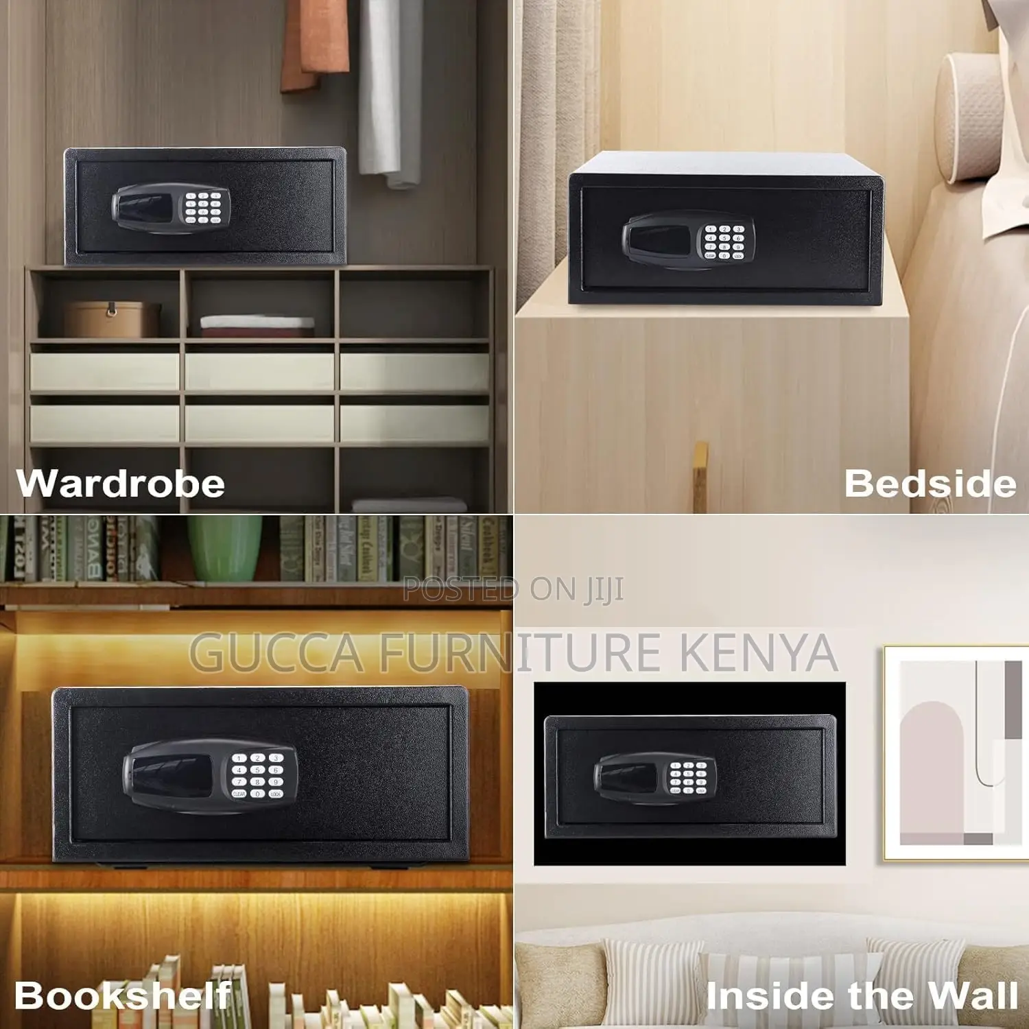 Office 9 KGS Black Storage Fireproof Safe.
