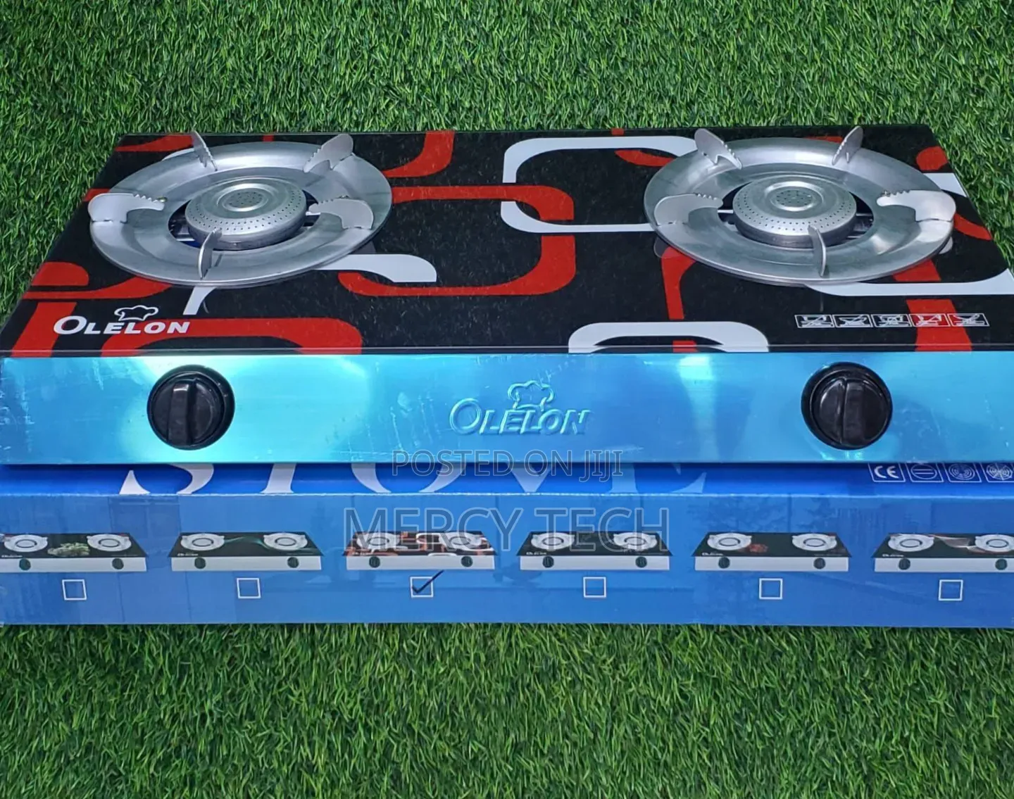 Olelon 2-Burner Glass Top Cooker