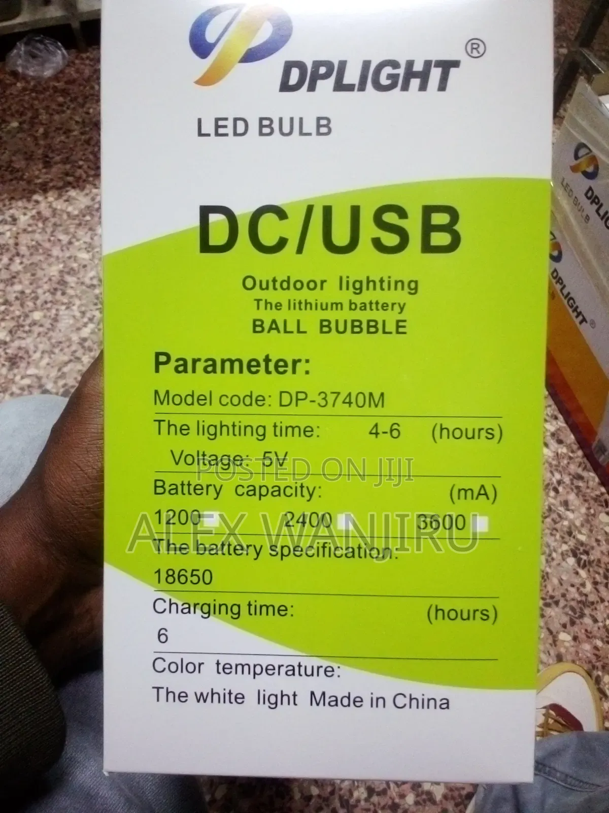 Rechargeable Light With Ac/Usb
