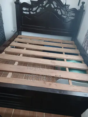 5x6 Pure Mahogany Very Strong Bed