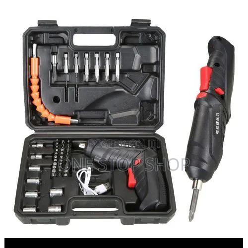 Cordless Screwdriver Set With Adjustable Body,Flexible Shaft Extension