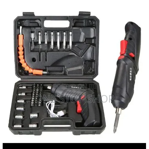 Cordless Screwdriver Set With Adjustable Body,Flexible Shaft Extension