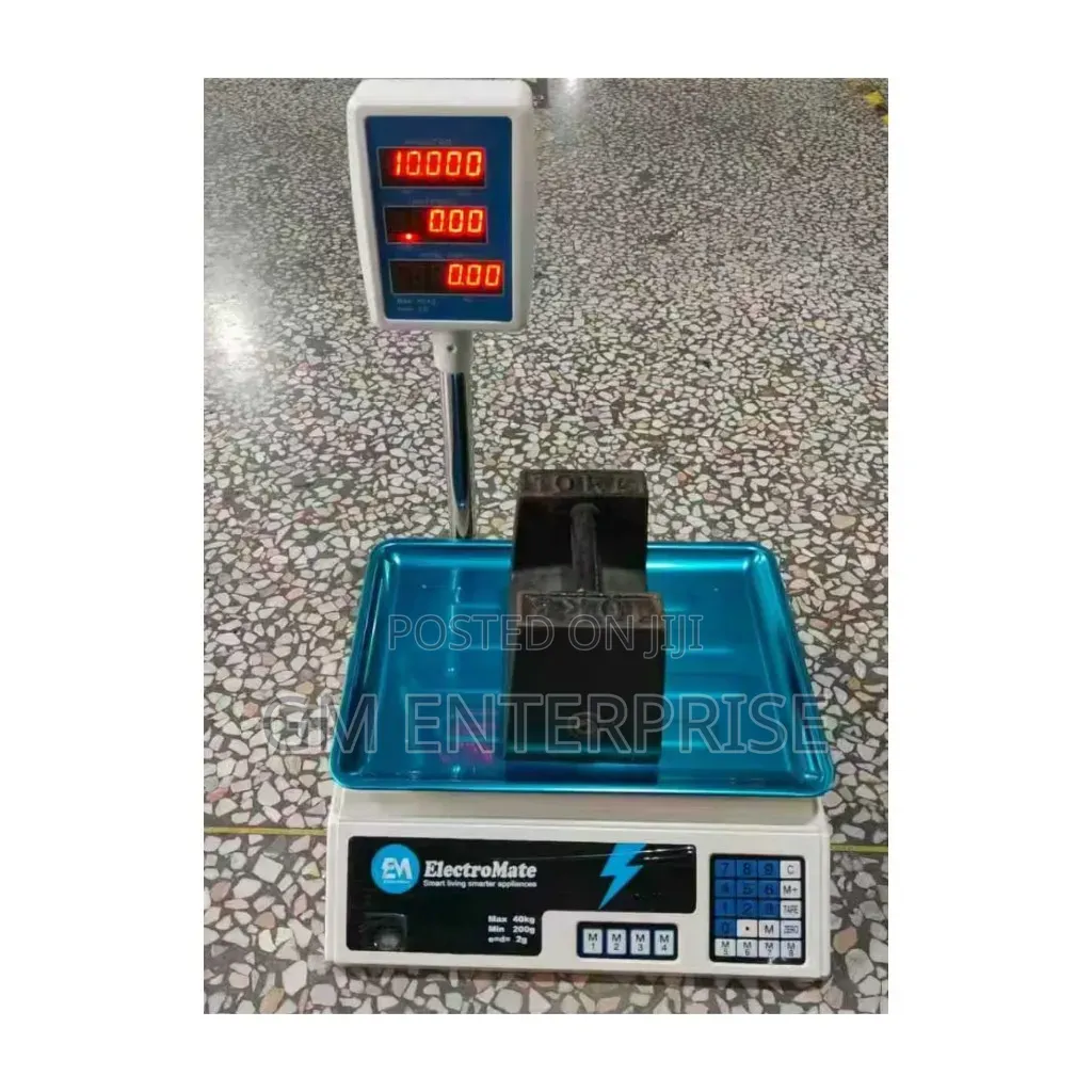 40kgs Electromate Digital Computing Weighting Scale With Arm