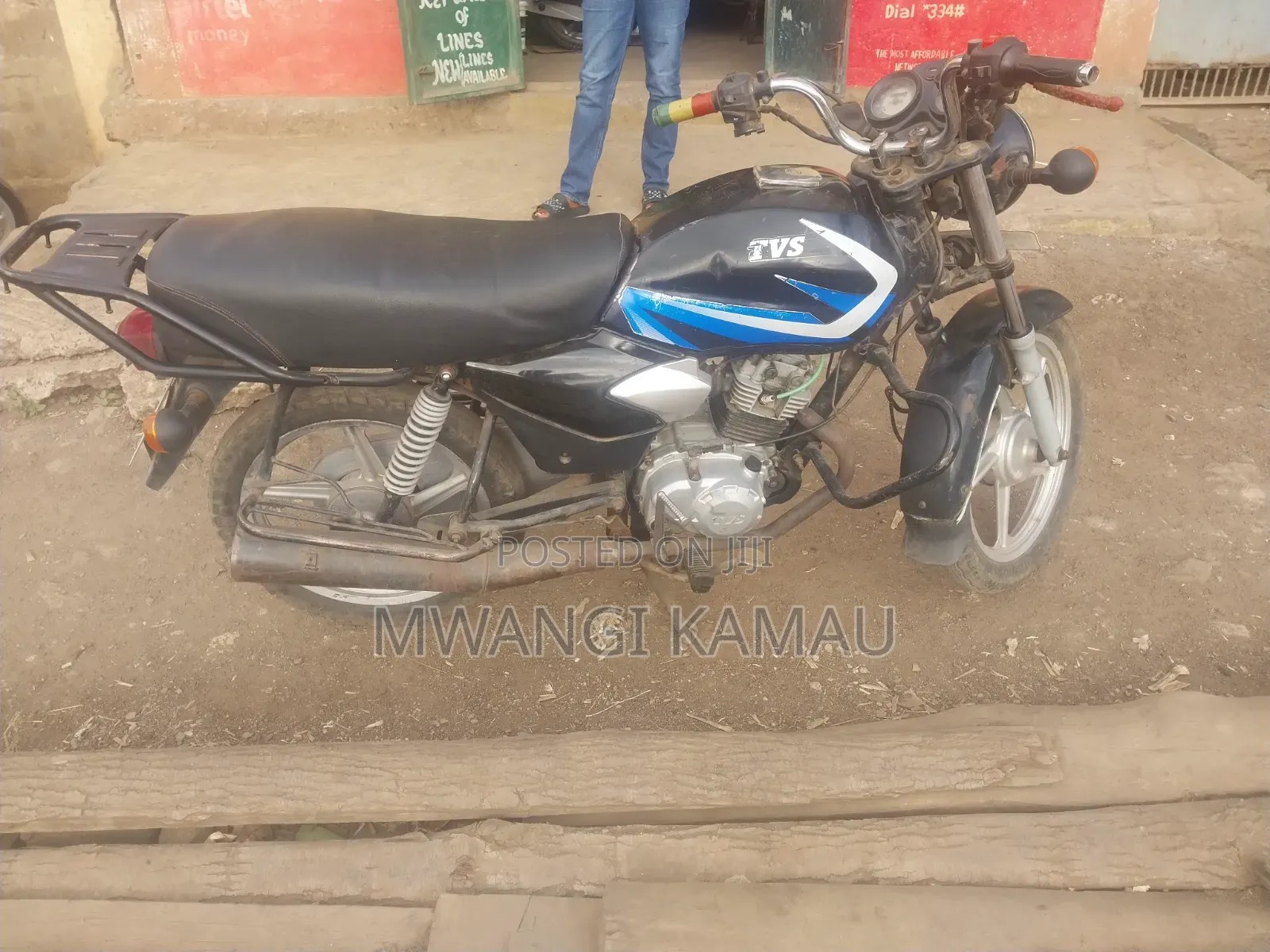 TVS HLX 125 2023 Blue