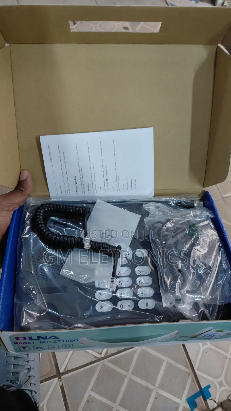 Universal Dual Sim GSM Desktop Phone - Sms, Alarm, M-Pesa Fm Radio