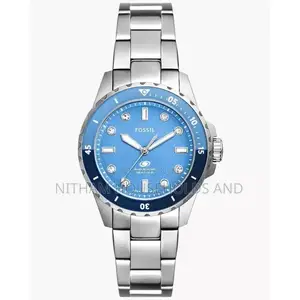 Fossil Es5353 Blue Dive Steel Watch for Women