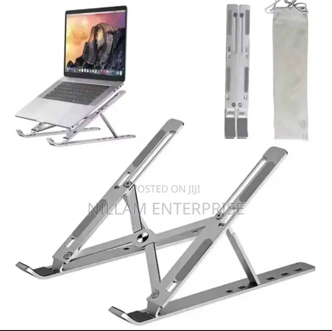 Mettalic Fan Cooling Laptop Stand