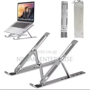 Mettalic Fan Cooling Laptop Stand