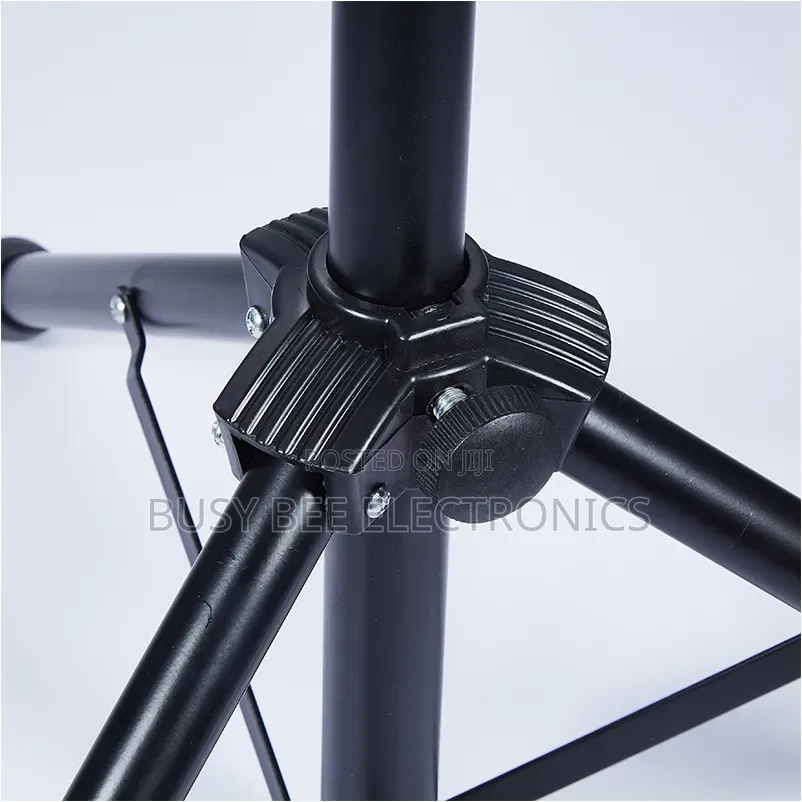 Adjustable Height Black Drum Stool