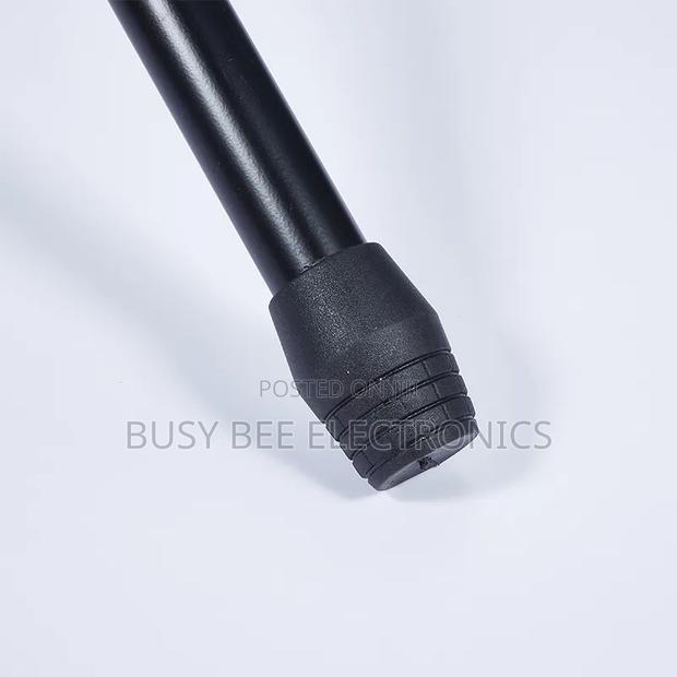 Adjustable Height Black Drum Stool - thumbnail 5