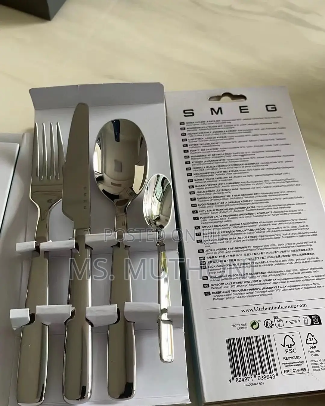 Premium Smeg 24pcs Cutlery Caddy