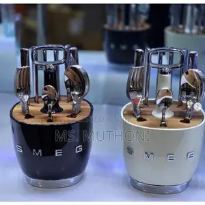 Premium , Mirror Polished 24 PCS Smeg Silverware