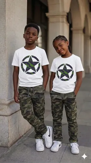 Kids Combat Cargo Pant Set 6-16yrs