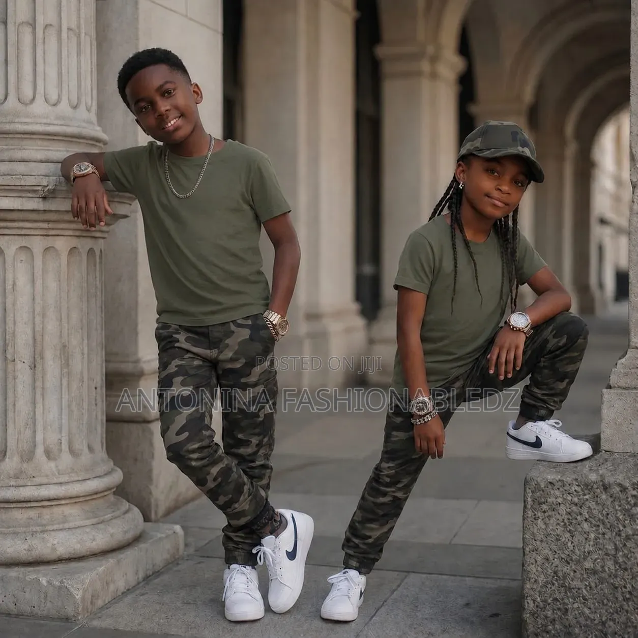 Kids Combat Cargo Pant Set 6-16yrs