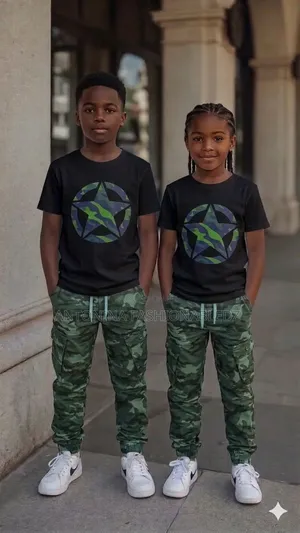 Kids Combat Cargo Pant Set 6-16yrs